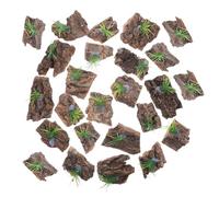 ARTSEWPLY 30 Pièces Cork Bark Sheets for Terrarium and Aquarium Background Natural Reptile Tank Decor Hideouts for Reptiles and Fish Flexible Bark Accessories