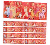 ARTSEWPLY 300 Pièces Envelopes For Spring Festival Year Of The Horse Lucky Money Bags Chinese Year Money Envelopes For Cash Gifts