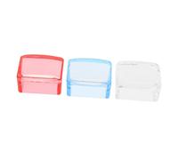 ARTSEWPLY 3ensembles Tampon à Transparent Plaques De Stamping Pour Nail Art Outils De Manucure Pratiques Et Portables