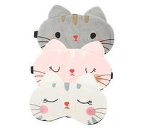 ARTSEWPLY 3pièces Masque De Sommeil Carton Adorable Pour Garçon Fille Et Adultes De Masques Couverture Oculaire Confortable Et Opaque Pour Sommeil Paisible