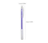 ARTSEWPLY 4 Ensembles Stylo Marquage Couture Effaçable à Chaleur Couleurs Blanc Rouge Bleu Noir pour Tailleurs Quilteurs Marqueur Textile Invisible