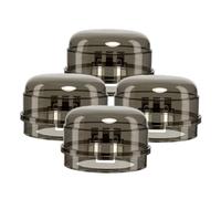 ARTSEWPLY 4 pièces Cache Boutons Cuisinière Gaz Protection Garçon Fille Sécurité Protège Boutons Huile Couvre Manette Gaz Noir pour Protection Garçon Fille