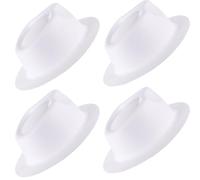 ARTSEWPLY 4 pièces Chapeaux DIY Pâte à Papier pour Décoratifs et Légers pour Fête Dansante et Peinture Créative