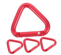 ARTSEWPLY 4 Pièces Mousquetons Aluminium Durable Clips de Carabiner pour Randonnée et Usage pour Fixer Clés et Accessoires à ou Ceinture