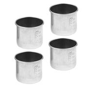 ARTSEWPLY 4 pièces Set de Coupes Graduées Acier Inoxydable Résistant à Acide Chaleur Tasses Portables pour Pilules et Liquides Médicinaux et Pratique pour Usage Domestique