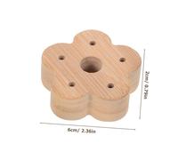 ARTSEWPLY 4 Pièces Support Brosse Dents Porte Brosses Dents Stable à Fond Plat pour Salle de Bain et Bureau Rangement Organisé Multifonction Crayons et Pinceaux