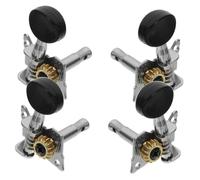 ARTSEWPLY 4 Pièces Ukulele Keys Set Open Gear Tuners For Ukulele Tuning Pegs Solid Plastic And Steel Head Tuners For String Guitar