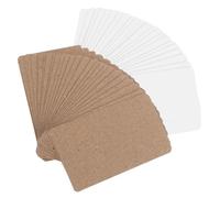 ARTSEWPLY 400 Pièces Lot de Cartes Aquarelle Vierges Papier Kraft et Blanc Papier Graffitis pour DIY Créatif Cartes Compactes Durables pour Peinture et Jeux
