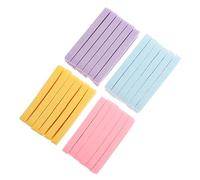ARTSEWPLY 48pièces Éponges Compressées Pour Nettoyage Facial Éponges De Maquillage Démaquillantes Exfoliante Ronde Couleurs Assorties Voyage Et Soin Peau