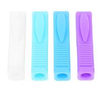 ARTSEWPLY 4Pcs Ouvre-bouteilles Plastique PP pour Médecins Verre Ampoules Design à Rainures Ergonomique Compact Léger pour Port de Poche et Déplacement