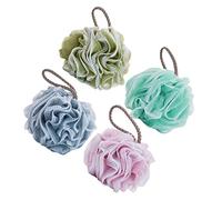 ARTSEWPLY 4pièces Boules De Bain Moussantes Éponge Exfoliante Maille Pour Accessoire De Gommage Pour Corps Coloris Dégradé Mystique