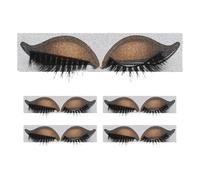 ARTSEWPLY 5 Paires d'Autocollants Maquillage Yeux Patchs pour Cils et Fard à Paupières Kit Instantané Regard Express Facile à Appliquer Fêtes et Halloween Confort Respirant Effet Smoky
