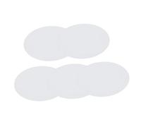 ARTSEWPLY 5 Pièces Lot de Panneaux Ovales Coton Planche à Dessin Épaisse pour Peinture à Huile et Tempera Support Artistique Portable pour et Étudiants