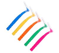 ARTSEWPLY 50 pièces Brosse Interdentaire Brossettes à Nettoyage Légères Jaune Rose Vert Orange et Bleu Outil de Nettoyage pour Dents et Interdentaires Pratique et Durable avec Couvercle de