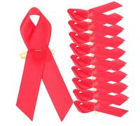 ARTSEWPLY 50 pièces Épingles de Sensibilisation Broches Amovibles Portables Décoration Satinée Fine pour Collecte de Fonds et Activités de Soutien