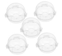 ARTSEWPLY 5pièces Lot De Caches Boutons Cuisinière Matériau Sécurité Garçon Fille Pour Protège Bouton De Gaz Et Four Installation Facile Sans Retirer Le Protection Pour Cuisine
