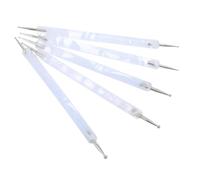 ARTSEWPLY 5pièces Set De Outils De Nail Art à Double Extrémité Stylos De Décoration Pour Et Outils De Dotting Pour Manucure Et Art Créatif