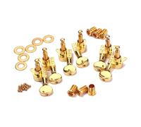 ARTSEWPLY 6 pièces Chevilles Daccordage Guitare Électrique Lr Doré avec Vis et Bagues Mécaniques Scellées pour Remplacement et
