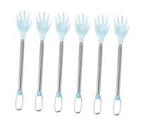 ARTSEWPLY 6 pièces Gratte-dos Télescopique Inox Design Léger et Portable Grattoir Extensible pour Dos Outil les Démangeaisons