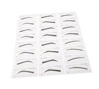 ARTSEWPLY 6 pièces Kit Sourcils Pochoirs Usage Unique pour Maquillage des Sourcils Femmes Autocollants Pratiques Design Délicat pour Tracé Précis et Facile Usage Salon et Maison