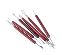ARTSEWPLY 6 pièces Outils de Sculpture Argile Set de Couteaux Double-Ended pour Modelage Potier Pratique pour Gravure Formation et Lissage Accessoires DIY pour Pâte Auto-durcissante