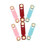 ARTSEWPLY 6 Pièces Parrot Leg Bands Adjustable Bird Foot Rings for Training Small Birds and Parakeets Comfortable Outdoor Safety Accessories