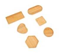 ARTSEWPLY 6 Pièces Plateau DIY pour Artisanat Créatif Plateau Rempli Coffret Assortiment Formes Variées Carré Hexagone Cœur Ovale Long pour Décoration et Usage Pratique