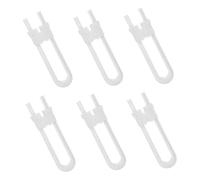 ARTSEWPLY 6 pièces Proofing Locks For Cabinets And Drawers U-shaped Safety Locks For Child Protection Secure Doors And Cupboards