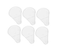 ARTSEWPLY 6 Pièces Protège-pinceaux Lot De Housse Pour Têtes De Pinceaux De Maquillage Couvertures De Protection Pour Pinceaux Réutilisables Et Adaptés Aux Éventails