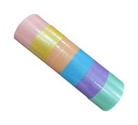 ARTSEWPLY 6 rouleaux Ruban Adhésif Décompressif DIY Créatif pour Stress et Jeu Bande Adhésive Légère et Portable pour Bureau Maison et Voyage