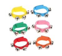 ARTSEWPLY 6pièces Cloches Musicales Colorées Pour Garçon Fille Jouets De Coordination Main-œil Instruments De Danse Éducatifs Accessoires De Musique Pour Activités Ludiques Et