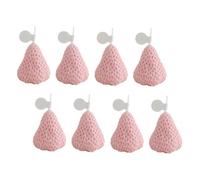 ARTSEWPLY 8 Pièces Bougies Parfumées Fraise Cire de Soja Naturelle Décoratives Aromatiques pour Maison Longue Durée pour Décoration et Photos