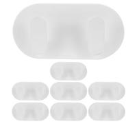 ARTSEWPLY 8 Pièces Lot de 8 Crochets Magnétiques Détachables sans Perçage Cuisine et Maison, Crochets en Plastique Résistants, Fixation Forte pour Réfrigérateur, Porte-Manteaux et Rangement