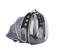 ARTSEWPLY à Dos pour Animal Transparent avec Panneau Respirant Coque Résistante à Morsures Design Extensible Tente pour Chats de Transport Léger et Confortable pour Sorties Extérieur