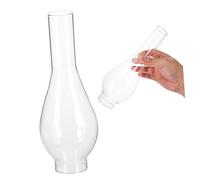 ARTSEWPLY Abat Jour Verre pour Lampe à Pétrole Long Modèle Remplacement Design Vintage Classique Usage Intérieur et Extérieur Facile à Installer