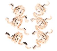 ARTSEWPLY Accessoires de Coiffure Spirale Unisexe Lot de 10 Bijoux pour Cheveux Tressés Pratiques et Sûrs et Filles pour Dreadlocks et Chignons Décorations Retro