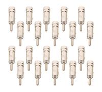 ARTSEWPLY Adaptateur d'Antenne Automobile 3 Broches Lot de 20 Pièces Connecteur Autoradio Iso vers Din Adaptateur Signal FM Am pour Installation Radio Voiture Compatible Large Gamme de