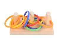 ARTSEWPLY Anneaux Colorés pour Perroquets et Perruches Kit Éducatif Plastique et Stimule Intelligence des Calopsittes et Conures de Anneaux de Entraînement Morsure Couleur Couleur Aléatoire