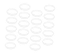 ARTSEWPLY Anneaux de Tunnel pour Hamster 20 Pcs Connecteurs de Tube en Plastique Blanc Modulables Bricolage Cage Petits Animaux Accessoire D’Habitat pour Hamster Nain Souris Rat