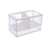 ARTSEWPLY Aquarium Boîte Isolement Poissons avec Séparateur Et Filet Polyester Grand Modèle Cuve Incubatrice Suspendue Facile à Fixer Kit avec Ventouses pour Augmenter Survie Poissons