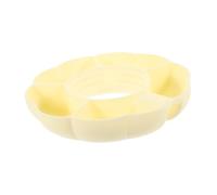 ARTSEWPLY Assiette à Collations Silicone à Compartiments Plaque de Service pour Snacks Fruits et Bonbons pour Maison Camping et Pique