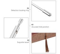 ARTSEWPLY Baguette de Sourcier en Cuivre Démontable Boîte et Livre Outil de Divination Feng Shui Portable Haute Sensibilité pour Détection D’Eau et Énergie Accessoire Léger pour Usage