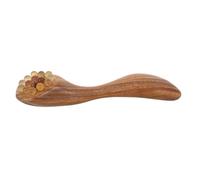 ARTSEWPLY Bâtonnet de Massage en Bois de Santal Vert Outil D’Acupression Facial Multifonction Masseur Oculaire Compact pour Soin du Contour des Yeux et Relaxation du Visage