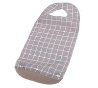 ARTSEWPLY Bavoir Imperméable Adulte Tpu et PVC Résistant et Lavable Protecteur de Vêtements pour Seniors Homme Femme Grand Format Gris