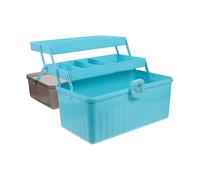 ARTSEWPLY Boîte à Multifonctionnelle Grosse Capacité avec Poignée Organisateur de Transparent Rangement pour Famille Trousse d'Urgence Pratique pour Voyages et Camping