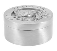 ARTSEWPLY Boîte à Souvenirs Bébé Pour Cheveux Fœtaux En Métal, Compacte, Légère Et Portable, Coffret De Rangement Sécurisé Pour Boucles De Bébé, Pour Garder Les Souvenirs D’enfance