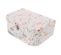 ARTSEWPLY Boîte De Rangement Portable Pour Garçon Fille Mallette Légère Case Multifonction Pour Jouets Et Papeterie Design Fleuri Compact Et Pratique Facile à Nettoyer Et Sûre Pour Maison