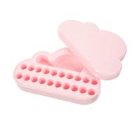 ARTSEWPLY Boîte De Rangement Pour Dents D'garçon Et Filles Rose Plastique, Étui Compact Pour Dents De Lait, Porte-dents Sécurisé Pour Bébé, Souvenir D’enfance, Présent Unique