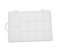 ARTSEWPLY Boîte de Rangement Transparente à Compartiments Organisateur Portable pour Appâts Leurres et Hameçons Boîte Étanche pour Matériel de Conteneur Multiple pour Accessoires