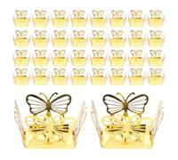 ARTSEWPLY Boîtes à Bonbons Carrées Ajourées en Papier Doré 50 Pcs - Emballage Décoratif pour Chocolats et Truffes - pour Mariages Anniversaires et Fêtes - Boîte Creuse Élégante pour